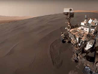 Mars gezgini Curiosity'nin Fotoğrafı